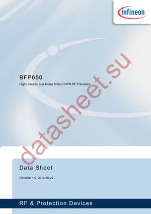 BFP 650 E6327 datasheet  